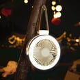 thumbnail image 1 of Teissuly Clearance Camping Fan With Led Lantern Rechargeable Battery Operated Tent Fan For Outdoor Camping Tent RV Travel Fishing(White, ) Teissuly WER202308290030, 1 of 7