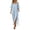 Light Blue, variant on Tqcoqu Women's Beach Vacation Midi Dresses,V Neck Side Slit Kaftan Cover Up Dress,Light Blue Women's S-XXXL