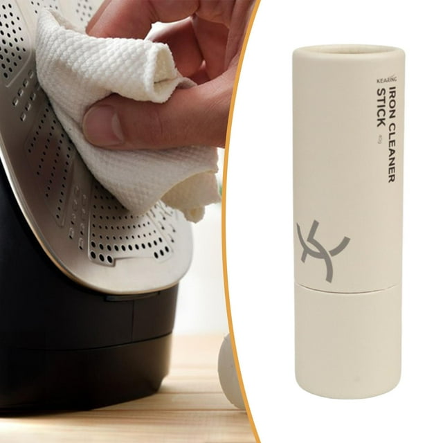 Kearing Limpiador de suelas de plancha,Barra limpiadora para suelas de planchas calientes,Barra limpiadora para eliminar residuos de planchas de vapor,Pasta limpiadora para eliminar placas