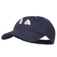 thumbnail image 2 of Bunny Ears Embroidered Low Cap - Navy OSFM, 2 of 5