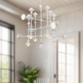 thumbnail image 5 of CH328129AW-Alora Lighting-Cadence - 18 Light Chandelier-29.5 Inches Tall and 30 Inches Wide-Antique White Finish, 5 of 7
