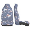 thumbnail image 4 of Fotbe Watercolor Flowers Butterfly Pattern Automotive Seat Covers for Cars Trucks and SUVs – Car Seat Covers for Front Seats,Protective Seat Covers,Vehicle Seat Covers, Set of 2, 4 of 9