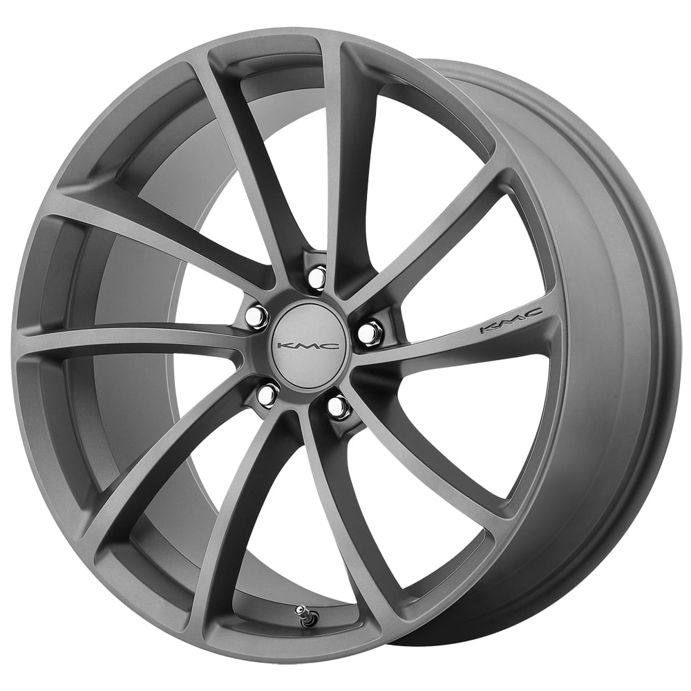 KMC KM691 Spin 19x9.5 5x112 +35mm Gunmetal Wheel Rim 19" Inch Walmart