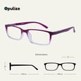 thumbnail image 2 of OPULIZE Unisex's Blue Light Reading Glasses 2 Pack, 2 of 6