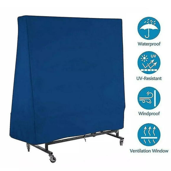 Outdoor Waterproof And Dustproof Table Tennis Table Cover Table Tennis Table Cover 165x70x185cm