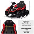 thumbnail image 4 of Voltz Toys Voiture Électrique à 6 Roues, Voiture Électrique 24V avec 4WD, Télécommande et Pneus EVA - pour Enfants de 3 à 8 Ans (24V Rouge), 4 of 8