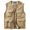 Black, variant on jjayotai Mens Coat Jacket Clearance Men's Sleeveless Work Clothes Jacket Solid Color Stand Collar Multiple Pockets Outdoor Sports Vest Photography Leisure Coat