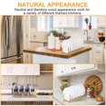 thumbnail image 2 of Fameei:Kitchen Dish Drain Rack Bamboo Dish Rack Bamboo Unpainted Dish Rack Dishware Drain Drain Rack 8 racks (1 pack), 2 of 8