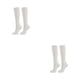 thumbnail image 3 of Jumpingount 1 par de calcetines deportivos transpirables que absorben la humedad para hombres y mujeres, calcetines para correr, calcetines de tubo Blanco XXL 2piezas, 3 of 6