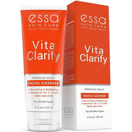 ESSA Skin Care VitaClarify Premium Organic Facial Cleanser for All Skin Types, Hydrating, Wrinkle Reduction, Antioxidants, and Anti-Aging Support 4