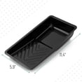 thumbnail image 3 of Bates- Paint Tray Liner, 4 Inch, 12 Pack, Black Paint Pans Trays, Plastic Paint Tray, 3 of 8