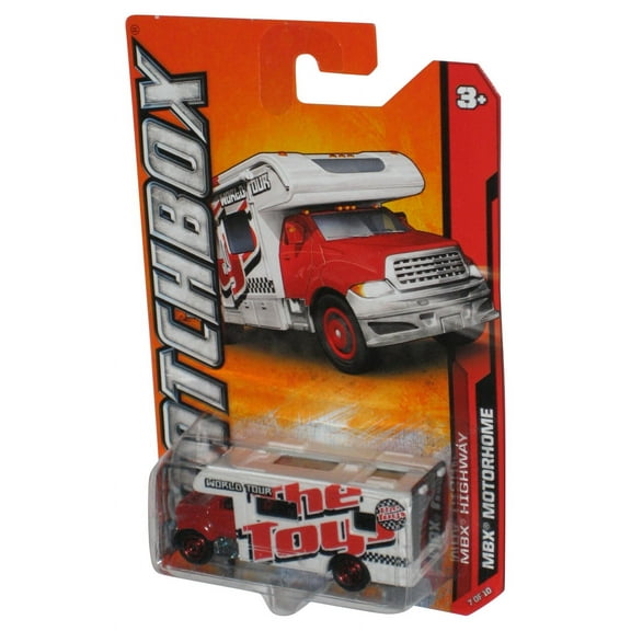 Matchbox MBX Highway 7/10 (2011) White World Tour The Toys Motorhome 87/120