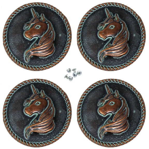 Set of 4 Screw Back Conchos Western Saddle  Co623