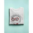thumbnail image 3 of Valentines Monkey Sweatshirt Women -Image by Shutterstock, Female x-Large, 3 of 4