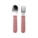 thumbnail image 1 of Juego De Cubiertos Para Niños: Cuchara Y Tenedor Con Agarre De Silicona Para Un Agarre Fácil Y Seguro. Ideal Para El Entrenamiento De Los Niños a La Hora De Comer., 1 of 8