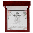 thumbnail image 4 of To My Girlfriend  Already Mine Alluring Ribbon Necklace Message Card, 4 of 20