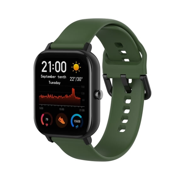 Hearth & Gear Bracelet de Montre en Silicone Sport Résistant à la Sueur Couleur Unie avec Réglage Pratique et Grand Compatibilité Compatible avec Montre Intelligente Gbd200-1 Ga2100vb-1a Hommes Numérique Femmes Montre à Roue Solaire