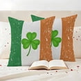 thumbnail image 3 of St. Patrick's Day Outdoor Waterproof Pillow Covers, Spring Lucky Shamrock Grass Flag Decorative Square Throw Pillowcase Sofa Cushion Sham for Patio/Couch/Chair, 26"x26" 2 Pack, 3 of 8