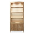 thumbnail image 2 of Michael Amini Villa Cherie Bookcase with LED Lighting - Caramel Wood, 2 of 3