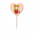 thumbnail image 1 of Monje de referencia Etiqueta del corazón de la bandera del palillo de dientes, 1 of 3