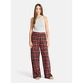 thumbnail image 2 of No Boundaries Sleepwear Cotton Boxer Pants, 31'' Inseam, Women’s, 2 of 5
