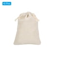 thumbnail image 3 of REGALWOVEN Coin Sacks Bag, Bank Deposit Change Bags with Drawstring Beige 8"x6", 3 of 7