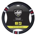 thumbnail image 1 of Custom Grip Black and Red Retro Steering Wheel Cover, 1 of 2