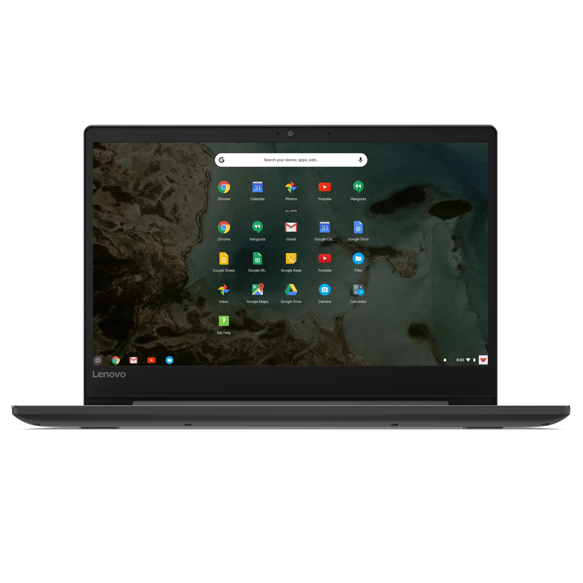Lenovo 81JW0001US Chromebook S330, 14" HD Display, Mediatek MT8173C CPU 4GB RAM, 32GB eMMC SSD, Chrome OS, Black