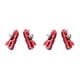 thumbnail image 1 of Eigraketly 1 par de piezas de bloque de freno de pastillas de freno accesorio de repuesto profesional pieza de bicicleta de actualización para reparación Negro rojo 2piezas Eigraketly CBP226758, 1 of 5