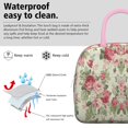 thumbnail image 3 of Lunch Bag Lunch Box for Women Reusable Insulated Lunch Cooler Bags,Large Capacity for Work Travel Picnic,Water-Resistant Pioneer Colorful Floral Lunch Tote Bag Gifts for Woman Mom Pink, 3 of 6