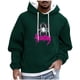 thumbnail image 2 of Sudadera con capucha para hombre, informal, a la moda, con estampado, con cordón, de manga larga, de poliéster, 2 of 5