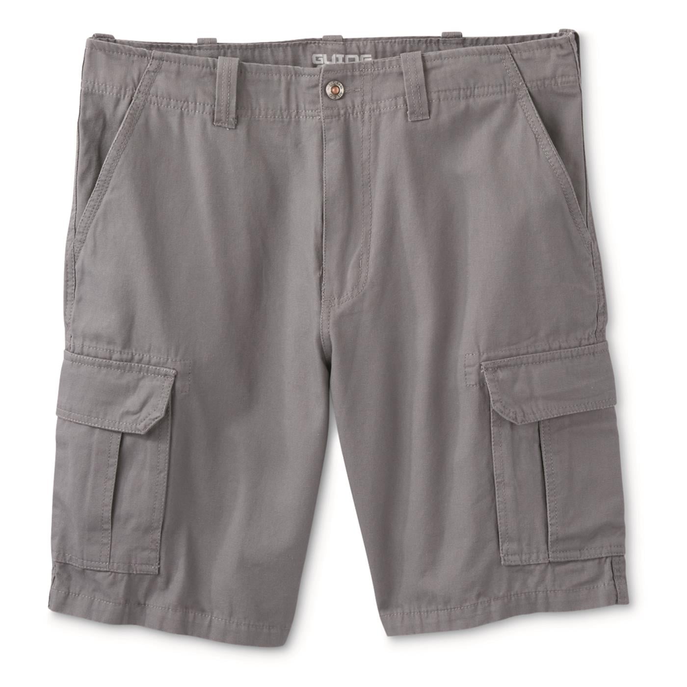 御本　時代箱　３４２ Guide Gear Men's Outdoor 2.0 Cargo Shorts Gunmetal W34 L10
