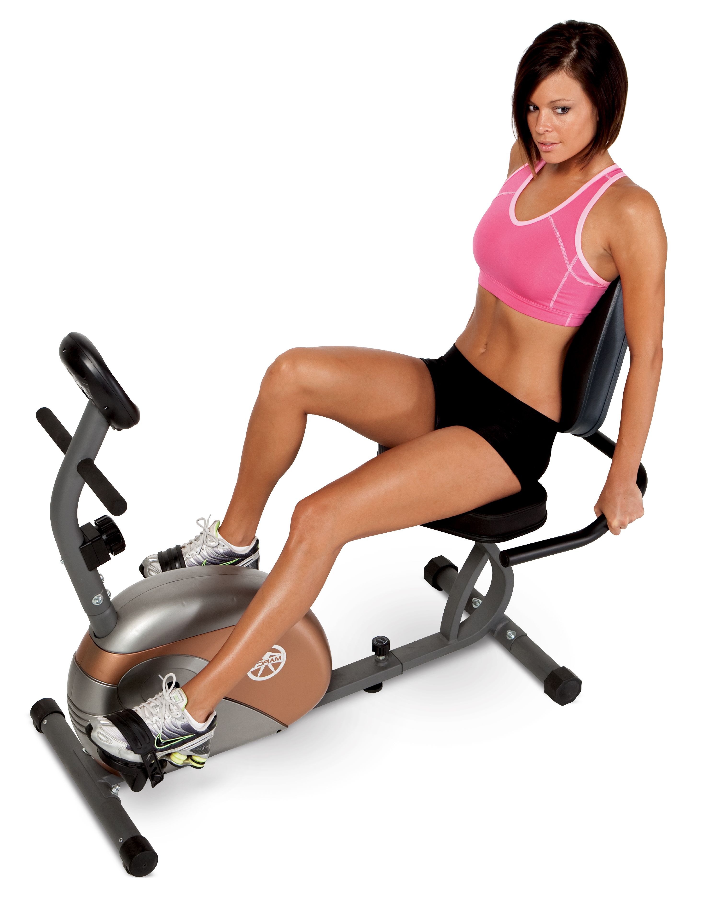 Marcy ME709 Recumbent Magnetic Exercise Bike Cycling Home Gym Equipment - image 3 of 5