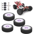 thumbnail image 1 of RC Front Rear Tires,  Durable Rubber Tires  for Auto Repair for WLtoys, 1 of 8