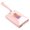 Pink, variant on Manual Rolling Static Brush - Dust Sucker for Cloths Pets Hair Removal Sofa Carpet Floor Cleaning, Dust Removal Double-Roller Cleaning Brush(W/Without Long Handle)