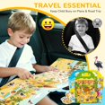 thumbnail image 7 of 3 Sets of Reusable Jelly Stickers Books - Perfect for 3-6 Year Olds Jelly Stickers Books - Airplane and Car Travel Toys Educational Gifts for Boys and Girls (Robot+Science+Desert）, 7 of 7