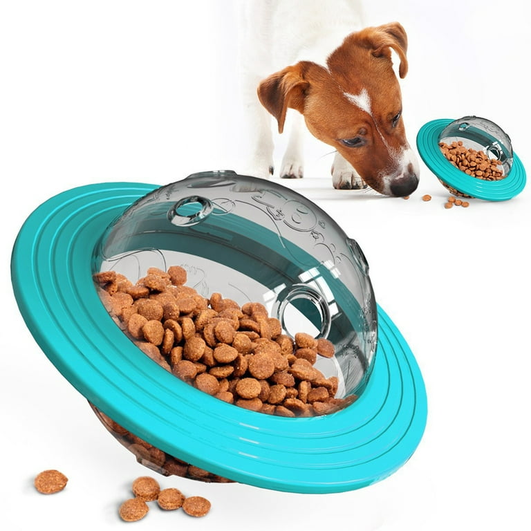Pet Leakage Food Wobbler Dog Treat Dispenser Toy, Bite Resistant And  Interactive Dog Toy Ball - Temu