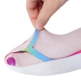 thumbnail image 3 of Women Girls Funny Crazy 3D Tie-Dye Socks Flip Flops Design Socks Look Like Shoes Sandal Novelty Silly Ankle Crew Socks Gift, 3 of 6