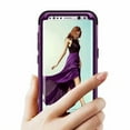 thumbnail image 4 of Dteck Galaxy S8 Case, Dteck Heavy Dual Layer Rugged Shockproof Case Hard PC Protective Back Cover For Samsung Galaxy S8, Purple, 4 of 7