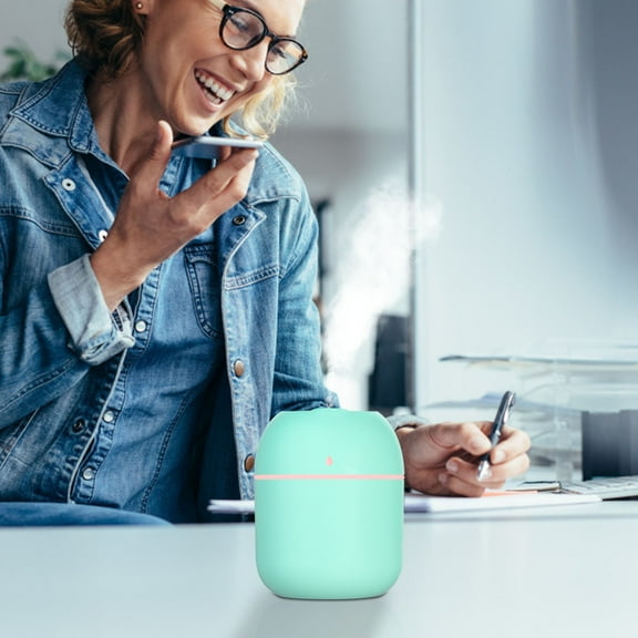 Snmubt New Water Drop Humidifier Portable Bedroom Household Mute Atomizer (Green)