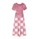 thumbnail image 4 of Vestido de Manga Corta para Mujeres Vestido de Verano de Cuello Redondo Impreso, Poliéster de Tamaño Verdadero Diario Y Vestido de Fiesta, 4 of 4