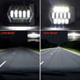 thumbnail image 4 of Pair Fit Ford F-150 1981 1982 1983 1984 7x6 5x7 LED Headlights Hi Lo Beam H6054, 4 of 27