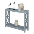thumbnail image 6 of Convenience Concepts Town Square Console Table, Gray, 6 of 7