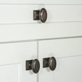thumbnail image 3 of Grandeur 804722 Anneau 1-3/4" Solid Brass Flat Oval Cabinet Knob - Chrome, 3 of 7