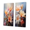 thumbnail image 3 of Designart "Birds Of Paradise love III" Birds Of Paradise Wall Art Set Of 2 - Peach Floral Gallery Set For Office Decor, 3 of 7