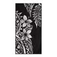 thumbnail image 2 of XYZCANDO Car Towel Cushion Cover Washable Car Seat Towel Cover for Hiking Swimming, Towel Car Seat Cover Lightweight, Black Flowers, 2 of 11