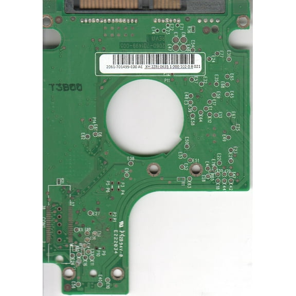 WD1600BEVS-08VAT2, 2061-701499-E00 AE, WD SATA 2.5 PCB