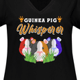 thumbnail image 4 of Inktastic Guinea Pig Whisperer Women's Plus Size V-Neck T-Shirt, 4 of 5