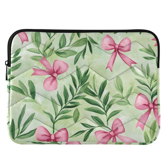 ALAZA Bows Leaves Pattern Laptop Sleeve Case for 13-14 Inch Computer Cover Bag Medium