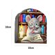 thumbnail image 3 of PVC Mouse Hole Wall Sticker Funny Rat Animal Mural Wallpapers Home Decor (D), 3 of 8
